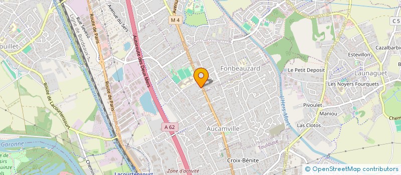localisation de l'entreprise 515 157 402 à AUCAMVILLE