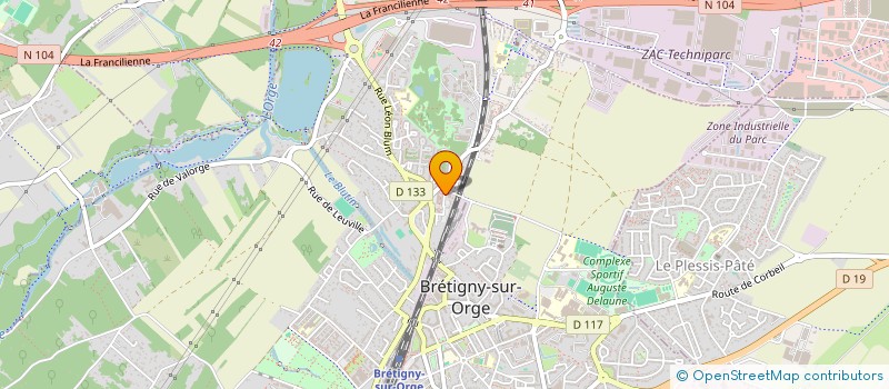 localisation de l'entreprise 515 177 616 à BRETIGNY-SUR-ORGE