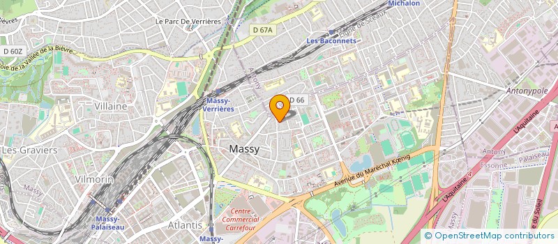 localisation de l'entreprise 515 203 255 à MASSY