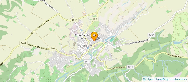 localisation de l'entreprise 515 237 113 à VALENSOLE