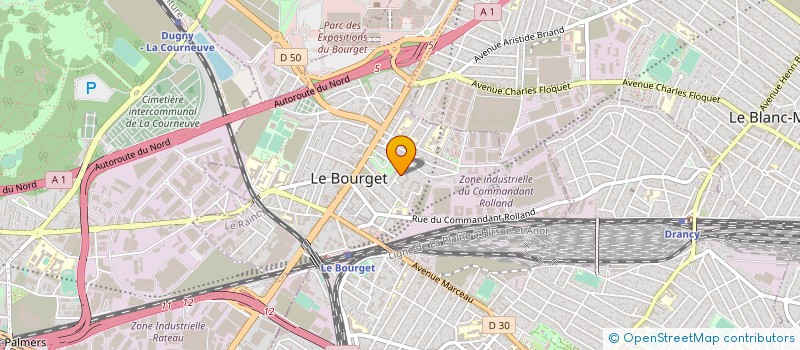 localisation de l'entreprise 515 248 342 à LE BOURGET