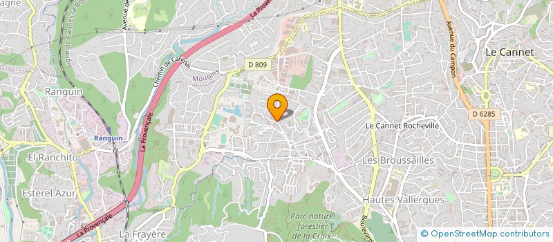localisation de l'entreprise 515 302 263 à LE CANNET