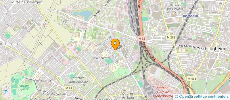 localisation de l'entreprise 515 324 556 à STRASBOURG