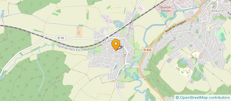 localisation de l'entreprise 515 334 787   CARSPACH