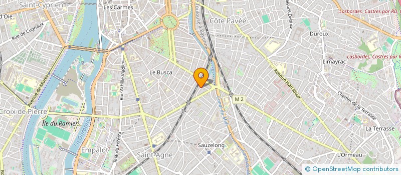 localisation de l'entreprise 515 340 990 à TOULOUSE