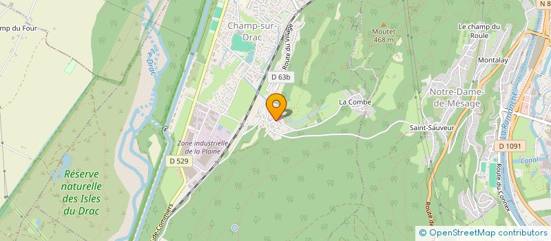 localisation de l'entreprise 515 393 684 à CHAMP-SUR-DRAC