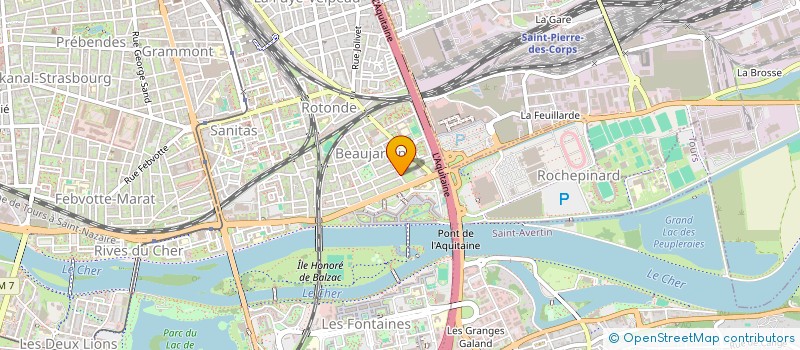 localisation de l'entreprise 515 403 681   TOURS