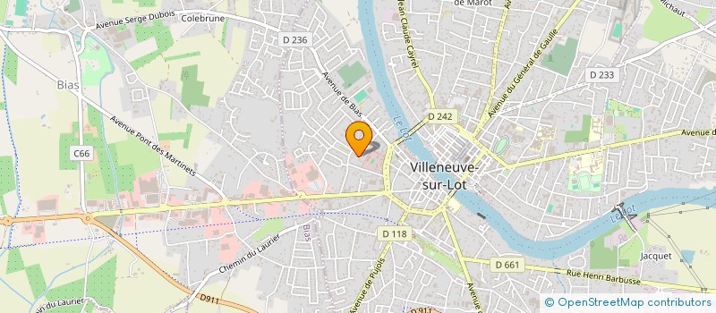 localisation de l'entreprise 517 402 541 à VILLENEUVE-SUR-LOT