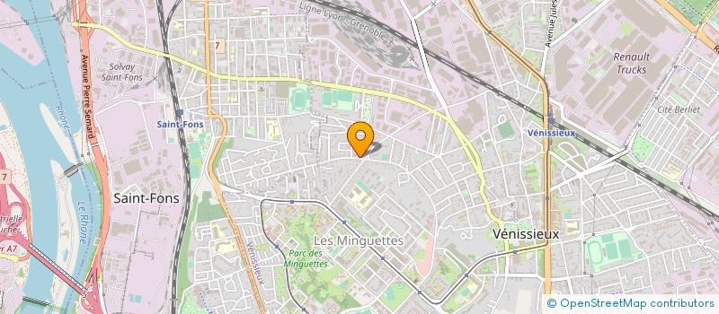 localisation de l'entreprise 517 415 154   VENISSIEUX