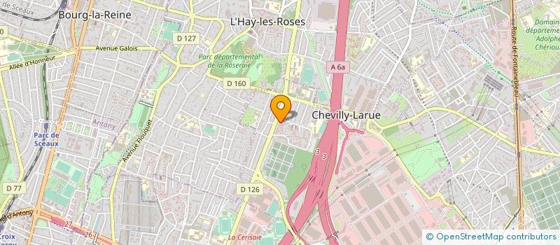 localisation de l'entreprise 517 417 143 à CHEVILLY-LARUE
