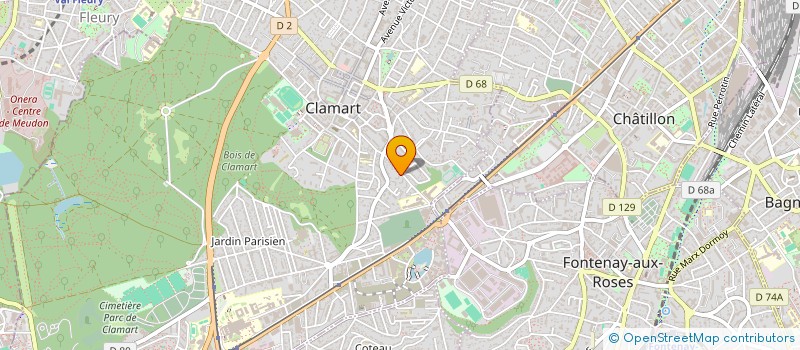 localisation de l'entreprise 517 439 642 à CLAMART