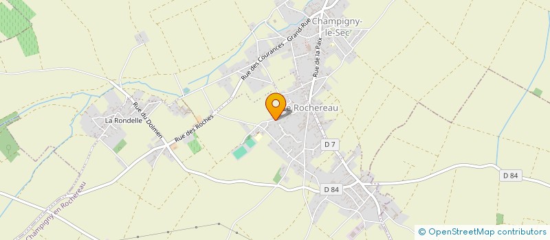 localisation de l'entreprise 517 443 453   CHAMPIGNY EN ROCHEREAU