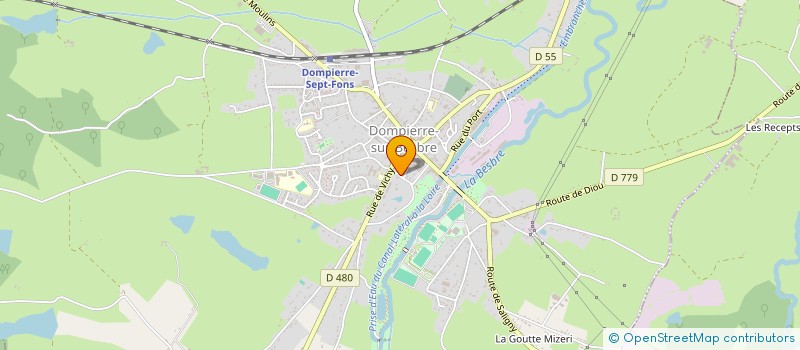 localisation de l'entreprise 517 474 730   BUSSIERE-NOUVELLE