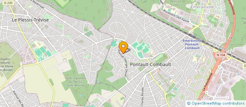 localisation de l'entreprise 517 505 830   PONTAULT-COMBAULT