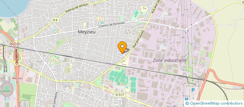 localisation de l'entreprise 517 532 156 à MEYZIEU