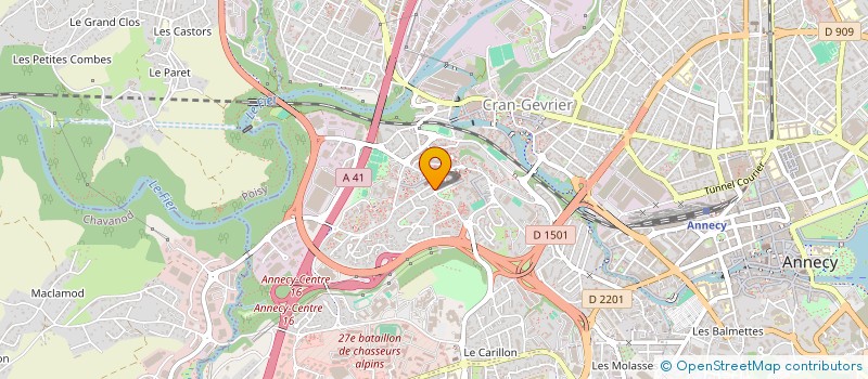 localisation de l'entreprise 517 552 790 à ANNECY