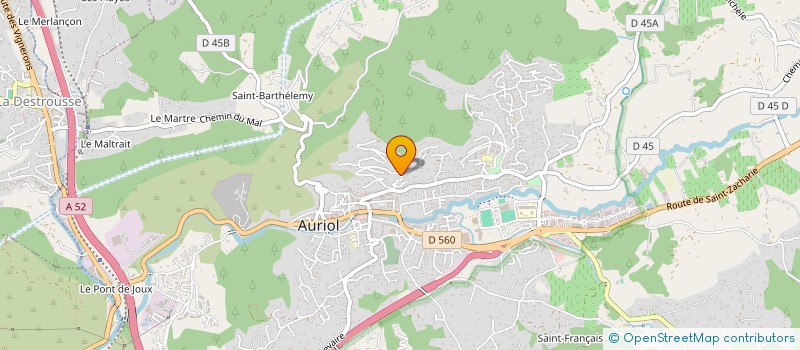 localisation de l'entreprise 517 588 893   AURIOL