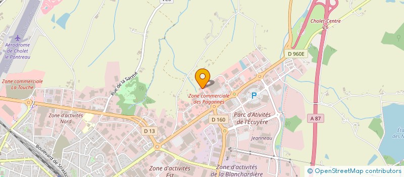 localisation de l'entreprise 517 597 126  à CHOLET
