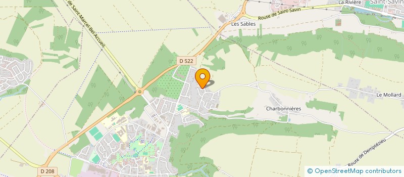 localisation de l'entreprise 517 612 909   SAINT-SAVIN