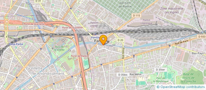 localisation de l'entreprise 517 615 787   PANTIN