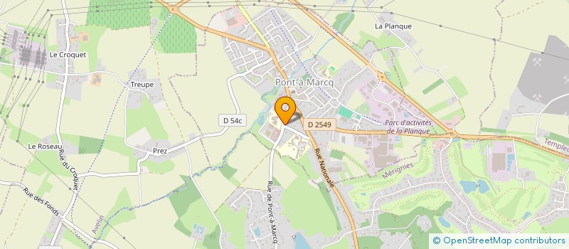 localisation de l'entreprise 517 622 510   PONT-A-MARCQ