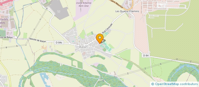localisation de l'entreprise 517 732 400 à BALAN