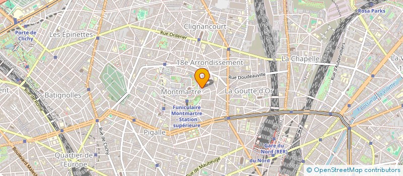 localisation de l'entreprise 517 750 287   PARIS 18