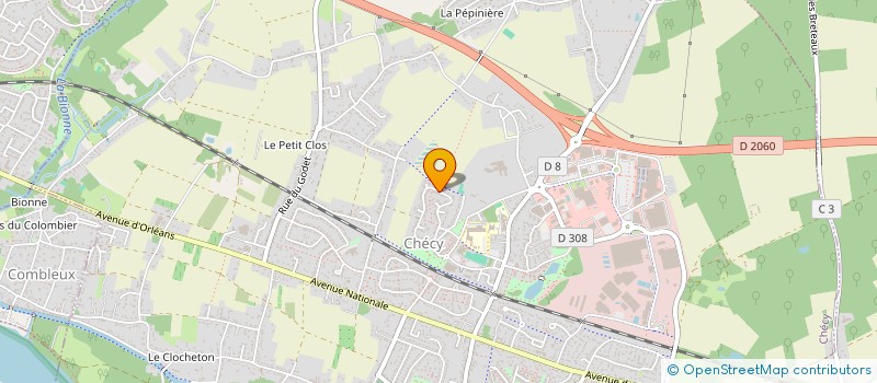localisation de l'entreprise 517 753 901   CHECY