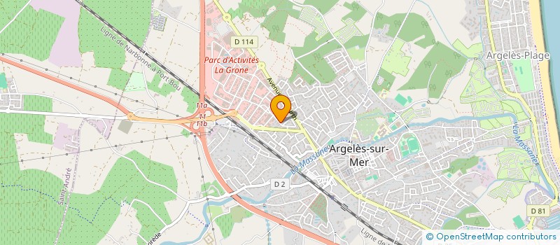 localisation de l'entreprise 517 776 456   ARGELES-SUR-MER