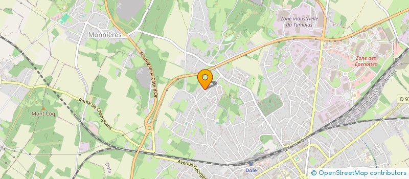 localisation de l'entreprise 517 787 354  à DOLE
