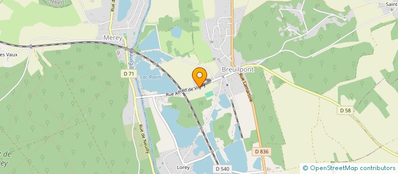 localisation de l'entreprise 517 799 540   BREUILPONT