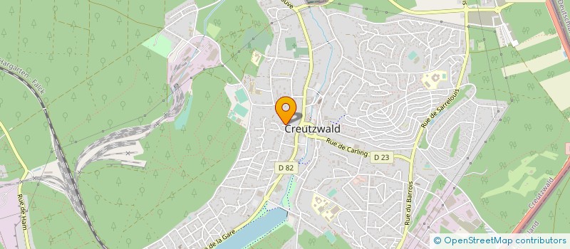 localisation de l'entreprise 517 801 593   CREUTZWALD