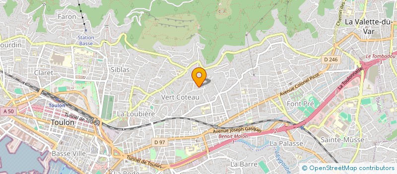 localisation de l'entreprise 517 818 480   TOULON