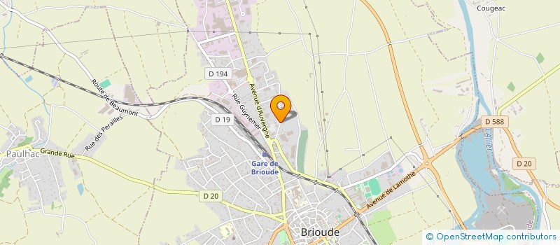 localisation de l'entreprise 517 831 996   BRIOUDE