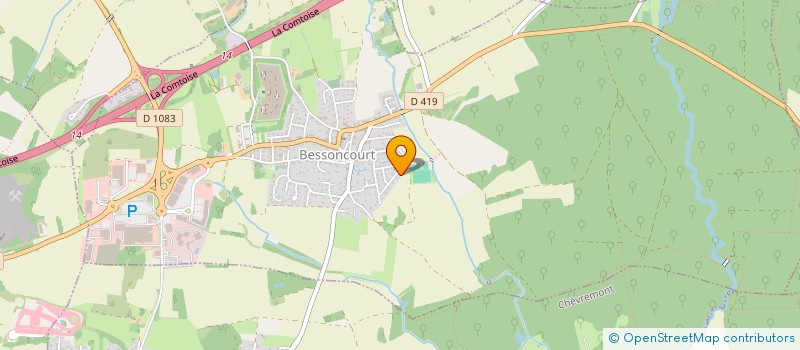 localisation de l'entreprise 517 921 169 à BESSONCOURT