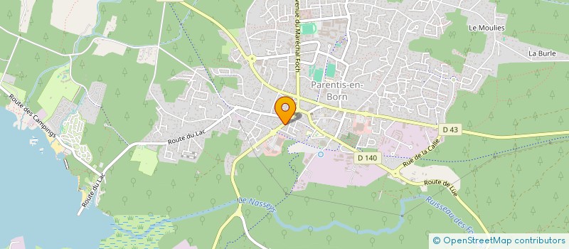 localisation de l'entreprise 517 930 038   PARENTIS-EN-BORN