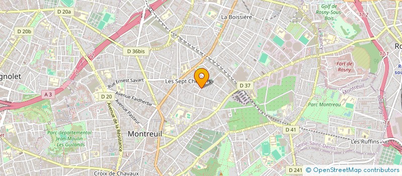 localisation de l'entreprise 517 932 711 à MONTREUIL