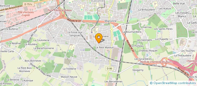 localisation de l'entreprise 517 940 730   JOUE-LES-TOURS