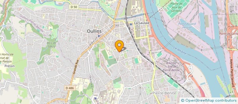 localisation de l'entreprise 517 947 636   OULLINS-PIERRE-BENITE