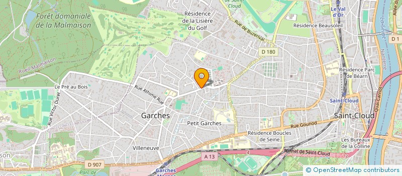 localisation de l'entreprise 517 954 780  à GARCHES