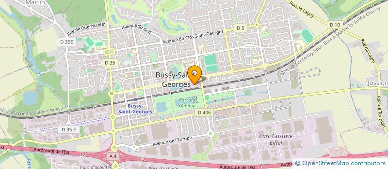 localisation de l'entreprise 517 975 223   BUSSY-SAINT-GEORGES