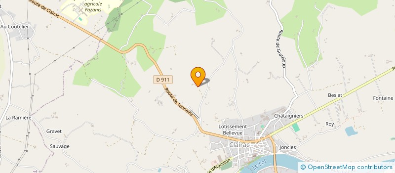 localisation de l'entreprise 517 983 136   CLAIRAC