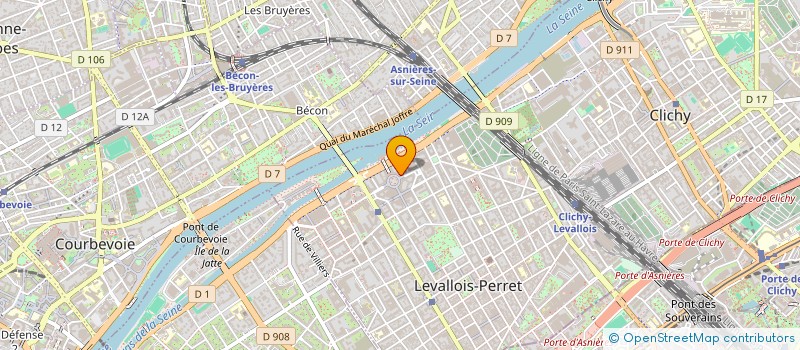 localisation de l'entreprise 518 008 362 à LEVALLOIS-PERRET