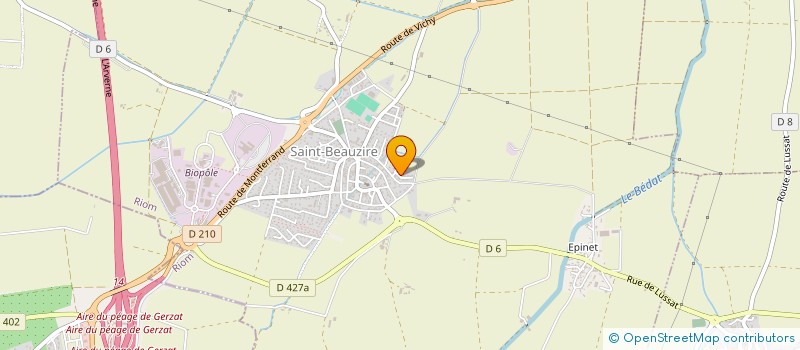 localisation de l'entreprise 518 008 420  à SAINT-BEAUZIRE