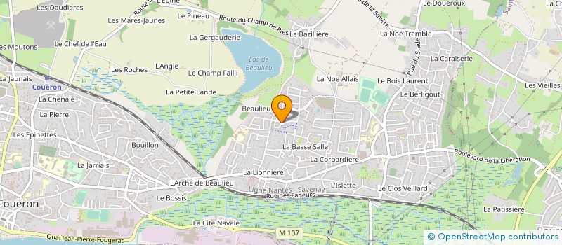 localisation de l'entreprise 518 012 786  à COUERON
