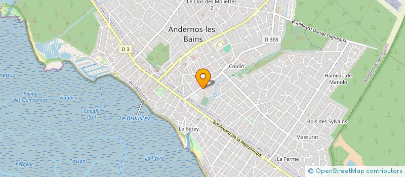 localisation de l'entreprise 518 026 810   ANDERNOS-LES-BAINS