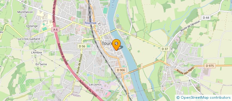 localisation de l'entreprise 518 027 974  à TOURNUS