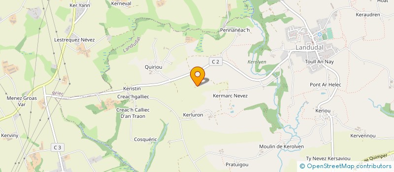 localisation de l'entreprise 518 030 440   BRIEC