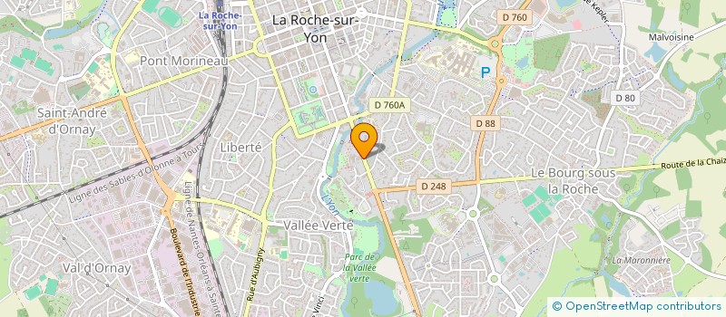 localisation de l'entreprise 518 063 714 à LA ROCHE-SUR-YON