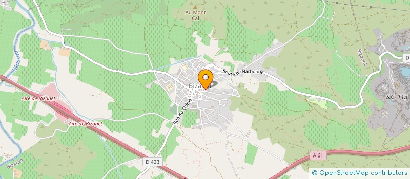 localisation de l'entreprise 518 065 891   BIZANET